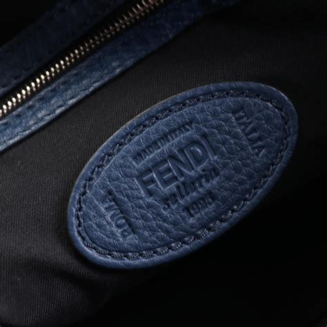 fendi zip around blue metal|Zip.